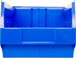 Ящик (лоток) пластиковый сплошной, 500x310x250 мм, 38.75 л, синий [5006]